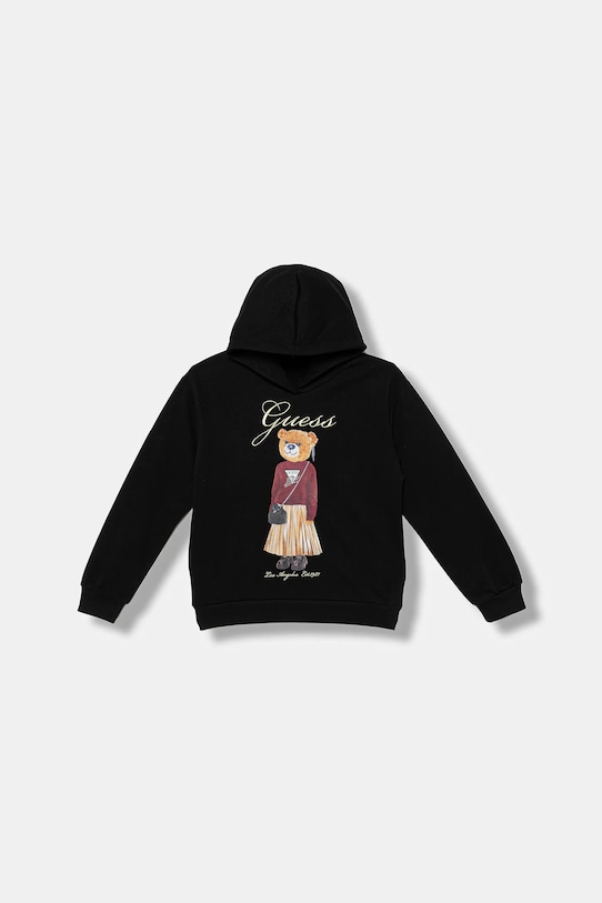 Детская хлопковая толстовка Guess, черный
Детская хлопковая толстовка Guess, черный