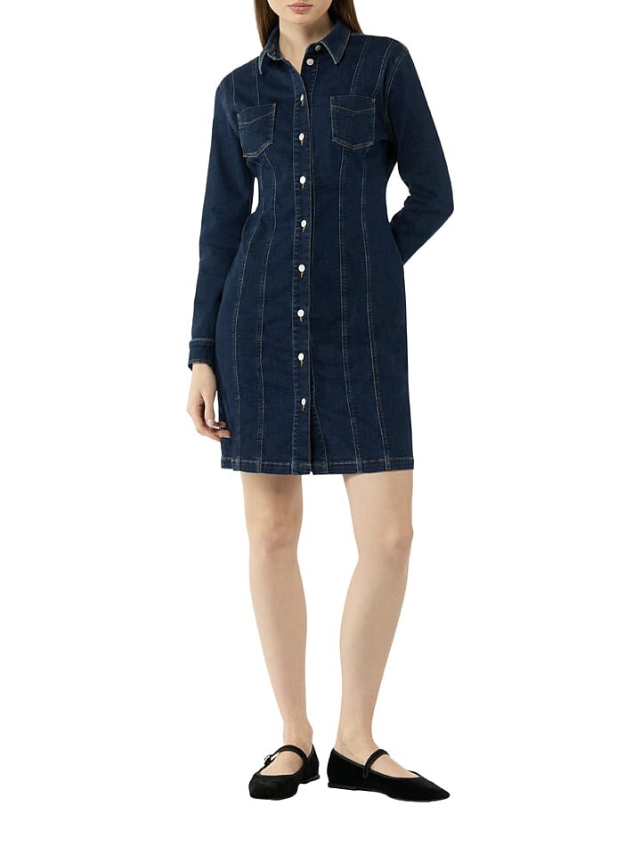 Короткое платье comma Jeans, темно-синий
Короткое платье comma Jeans, темно-синий