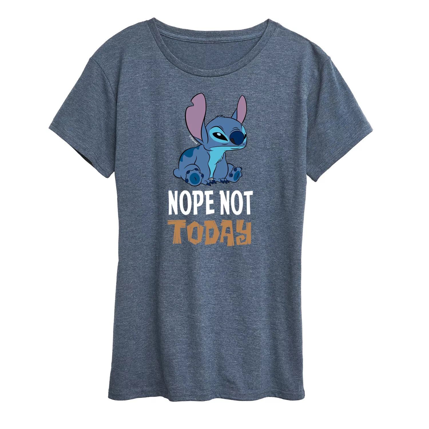 Женская футболка с рисунком Disney Lilo & Stitch Nope, Not Today Licensed Character
Женская футболка с рисунком Disney Lilo & Stitch Nope, Not Today Licensed Character