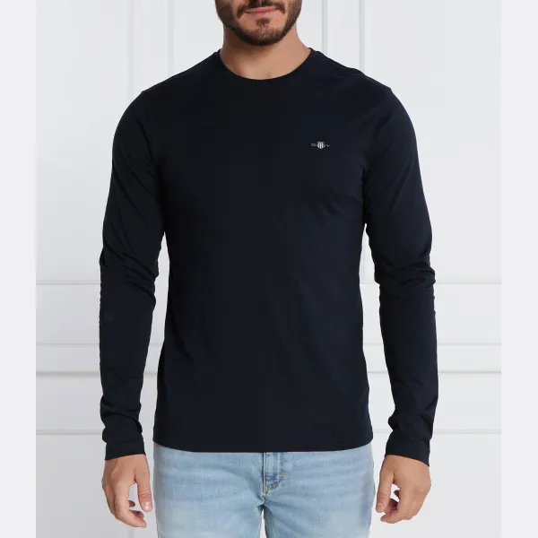 Облегающий крой с длинным рукавом Gant, синий
Облегающий крой с длинным рукавом Gant, синий