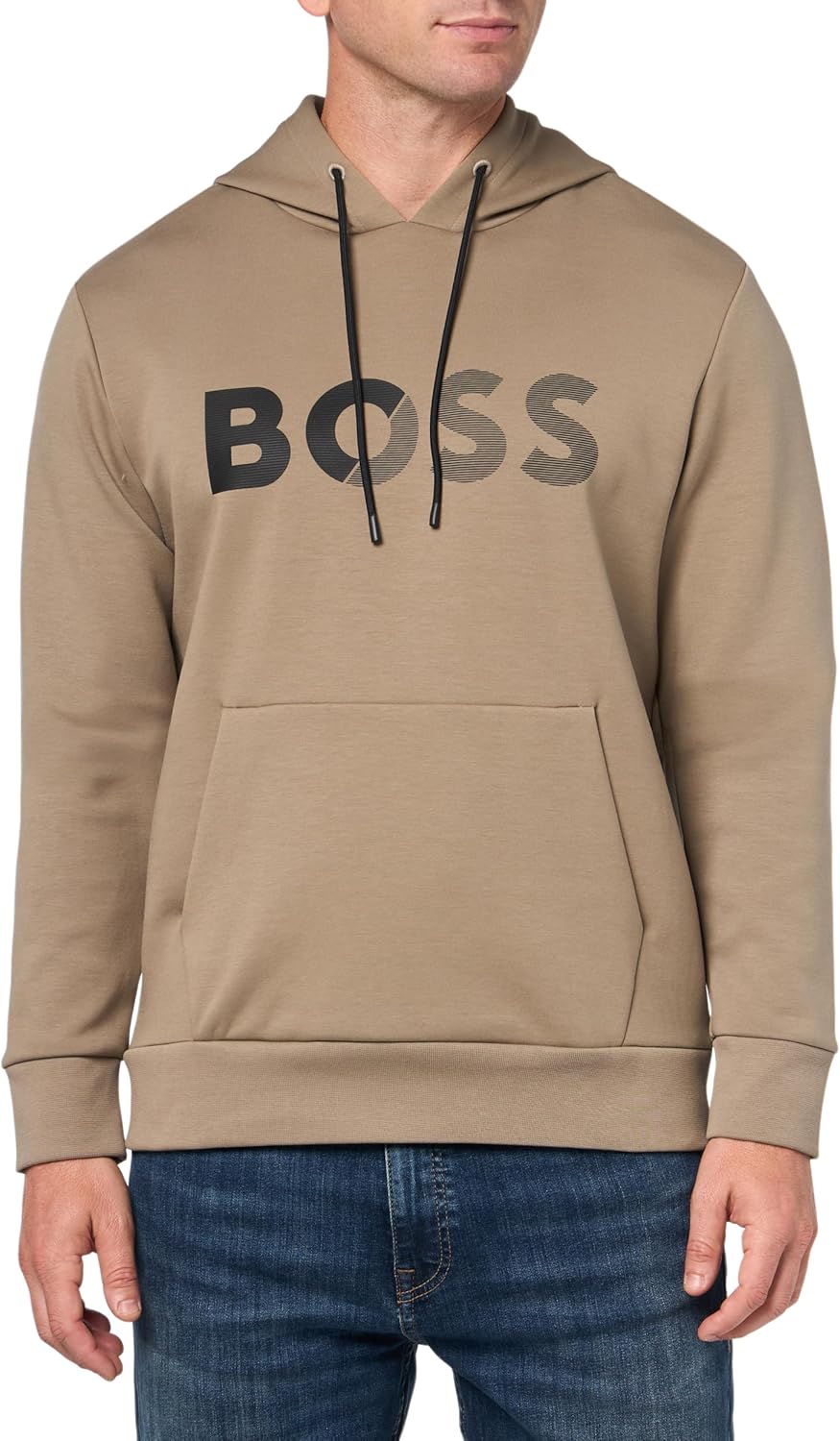 Толстовка с капюшоном и тисненым логотипом BOSS, Teak Beige
Толстовка с капюшоном и тисненым логотипом BOSS, Teak Beige