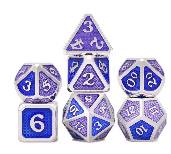 Набор кубиков для РПГ «Полет на драконе», 7 металлических кубиков, RGFK
Набор кубиков для РПГ «Полет на драконе», 7 металлических кубиков, RGFK