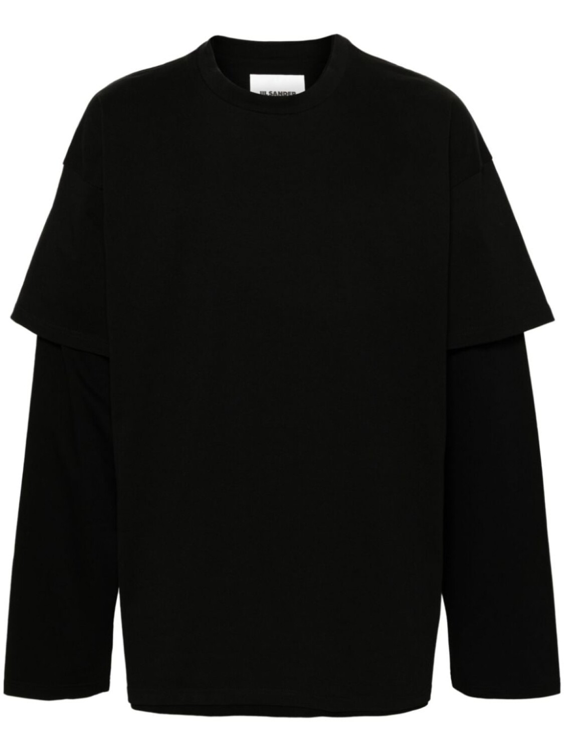 Jil Sander многослойная футболка с логотипом, черный
Jil Sander многослойная футболка с логотипом, черный