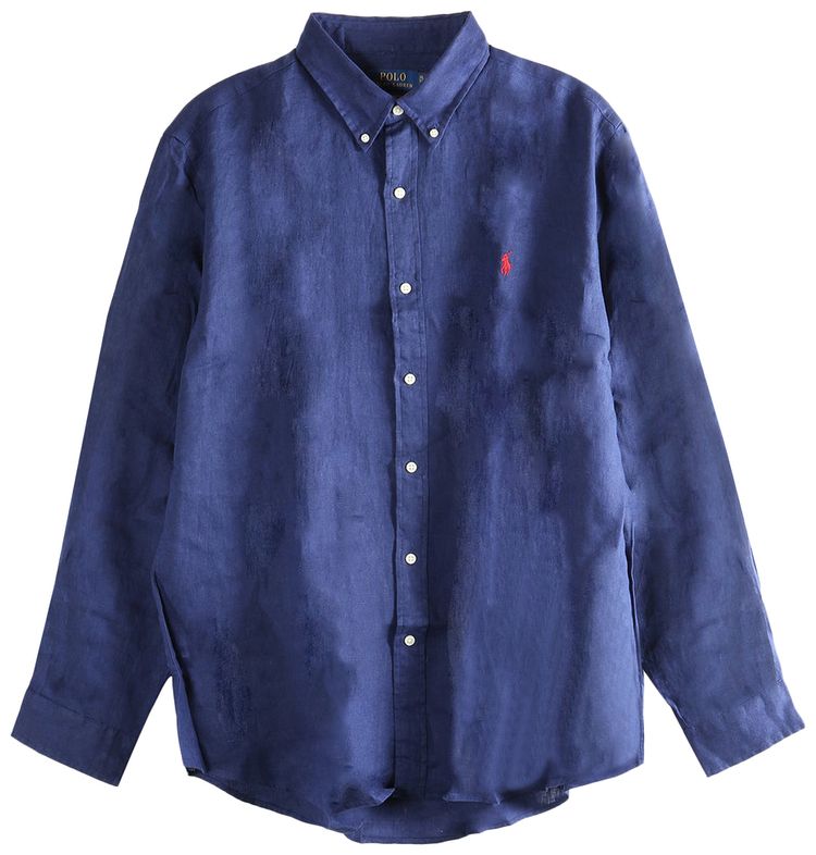 Спортивная рубашка Polo Ralph Lauren с длинными рукавами из окрашенного льна, синий
Спортивная рубашка Polo Ralph Lauren с длинными рукавами из окрашенного льна, синий