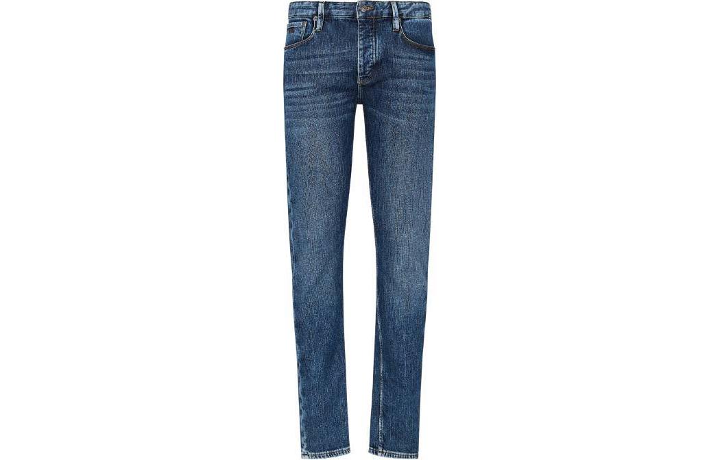 Джинсы с низкой посадкой и логотипом EMPORIO ARMANI, синие
Джинсы с низкой посадкой и логотипом EMPORIO ARMANI, синие