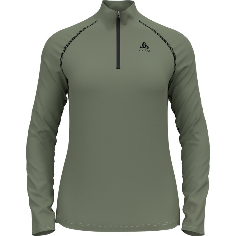 Пуловер среднего слоя с застежкой-молнией 1/2 Odlo, зеленый
Пуловер среднего слоя с застежкой-молнией 1/2 Odlo, зеленый
