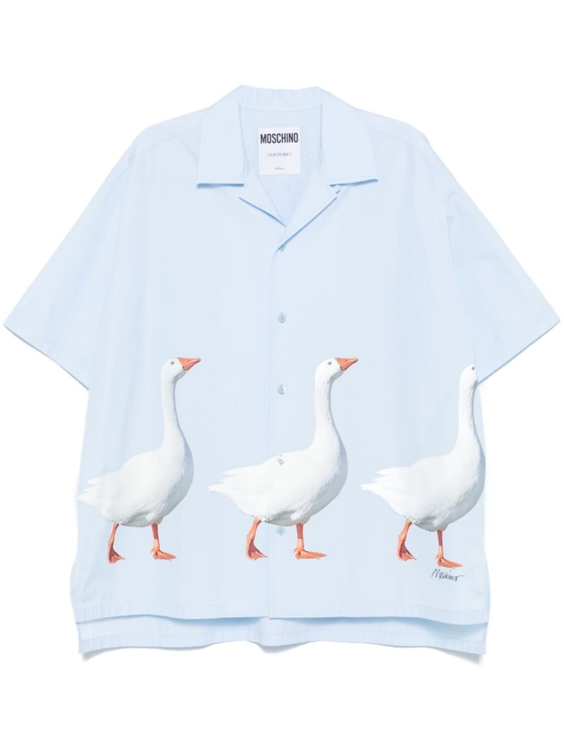Рубашка с принтом Moschino, синий
Рубашка с принтом Moschino, синий