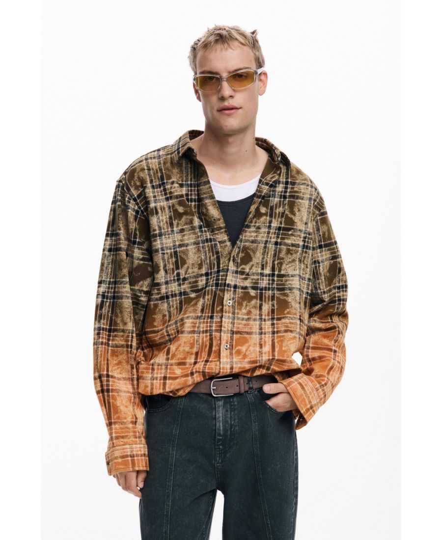 Мужская рубашка с длинными рукавами и градиентным рисунком Desigual, Military green
Мужская рубашка с длинными рукавами и градиентным рисунком Desigual, Military green