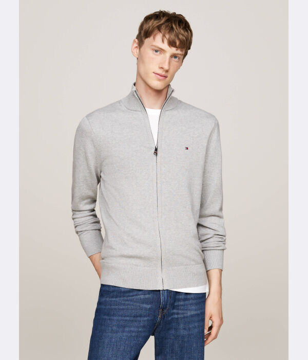 Кардиган мужской Tommy Hilfiger на молнии с добавлением кашемира, серый
Кардиган мужской Tommy Hilfiger на молнии с добавлением кашемира, серый