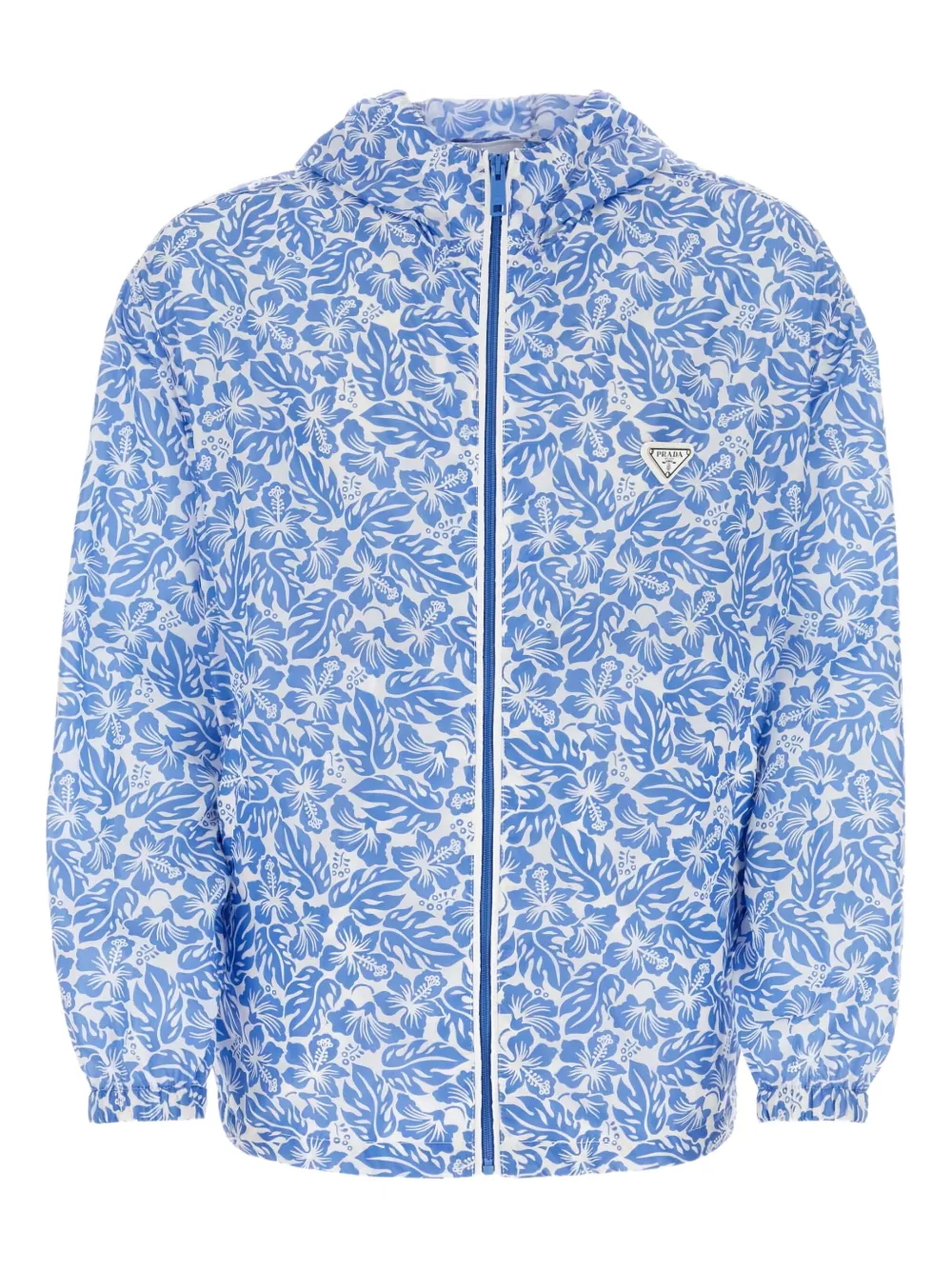 Куртка с капюшоном и цветочным принтом Prada, синий
Куртка с капюшоном и цветочным принтом Prada, синий