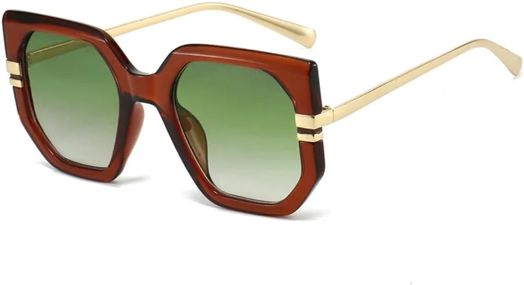 Солнцезащитные очки Polygon для женщин, UV400, ретро, прозрачные линзы с градиентом Ocean, для мужчин, модный леопардовый принт HHZZYVY, Brown Green Gradient
Солнцезащитные очки Polygon для женщин, UV400, ретро, прозрачные линзы с градиентом Ocean, для мужчин, модный леопардовый принт HHZZYVY, Brown Green Gradient