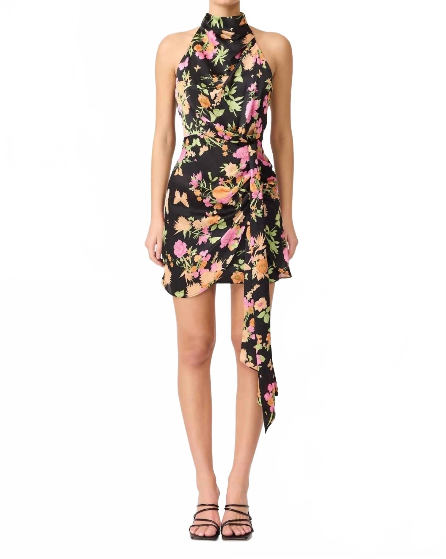 Tess Halter Mini Dress In Black Multi ELLIATT
Tess Halter Mini Dress In Black Multi ELLIATT