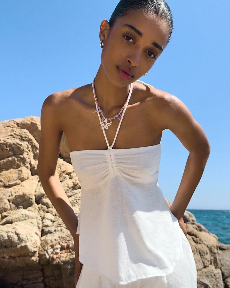 Топ-бандо Bershka в деревенском стиле белого цвета
Топ-бандо Bershka в деревенском стиле белого цвета