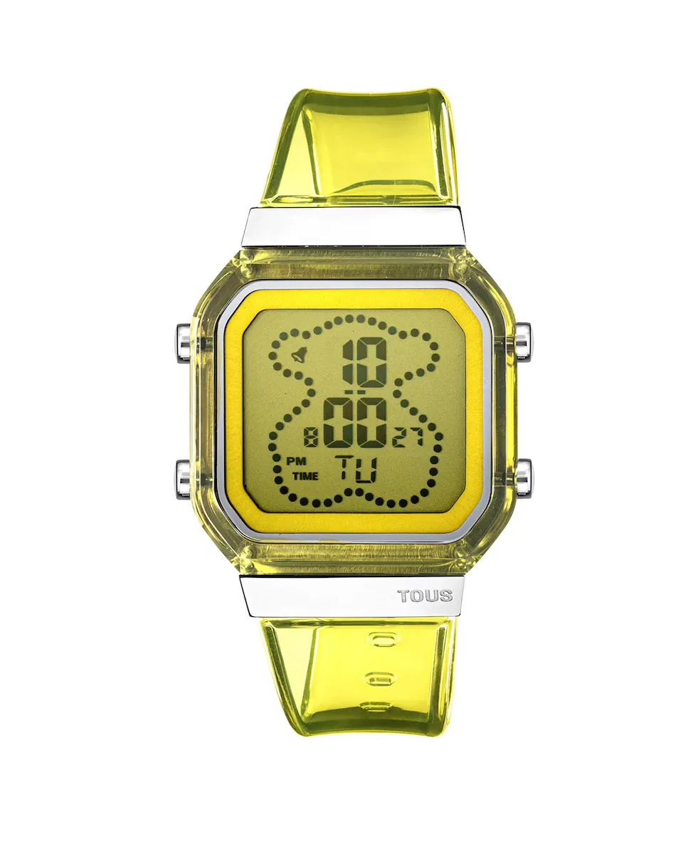 Цифровые женские часы D-Bear Fresh из желтого поликарбоната и стали Tous, желтый
Цифровые женские часы D-Bear Fresh из желтого поликарбоната и стали Tous, желтый