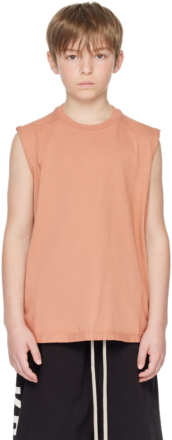 Детская розовая брезентовая майка Темно-розовый Rick Owens
Детская розовая брезентовая майка Темно-розовый Rick Owens