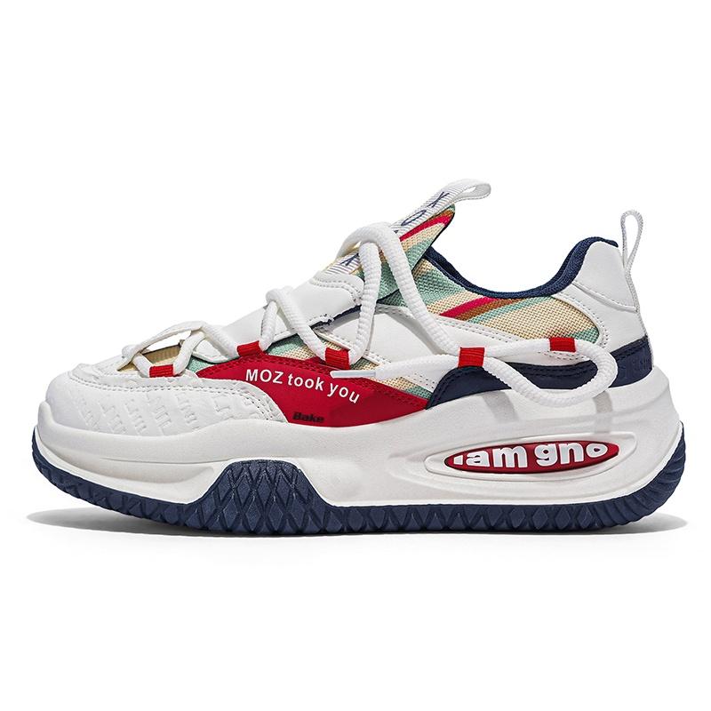 Низкие, износостойкие, нескользящие, массивные, мужские кроссовки BAKE, White Blue Red
Низкие, износостойкие, нескользящие, массивные, мужские кроссовки BAKE, White Blue Red