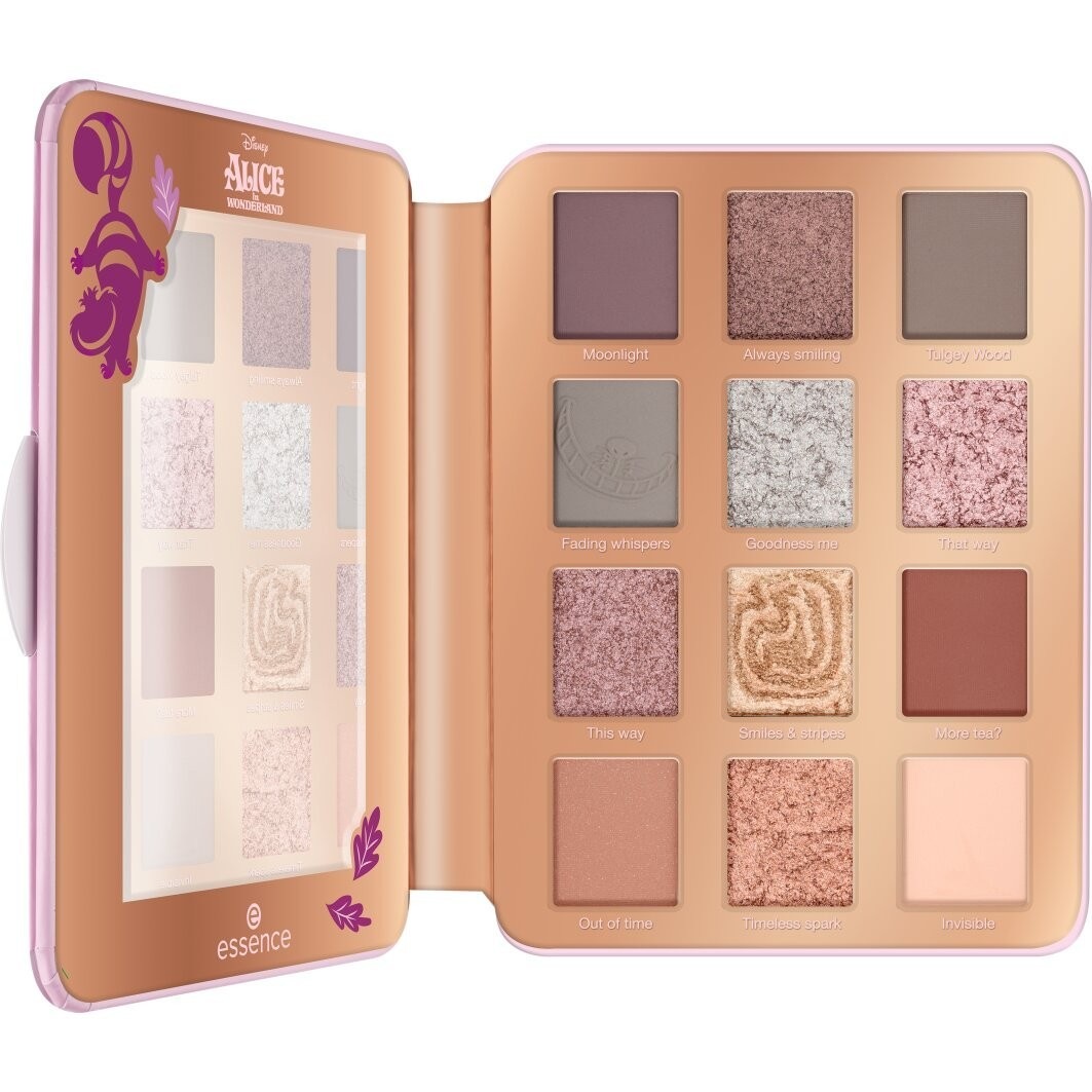 Тени для век alice in woncerland eyeshadow palette Essence, 01 - all smiles here, вес 16 гр.
Тени для век alice in woncerland eyeshadow palette Essence, 01 - all smiles here, вес 16 гр.