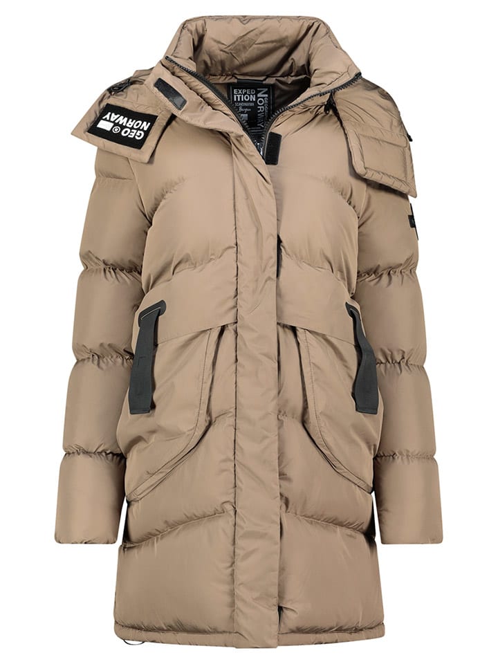 Geographical Norway Стеганое пальто «Далмира» бежевого цвета
Geographical Norway Стеганое пальто «Далмира» бежевого цвета