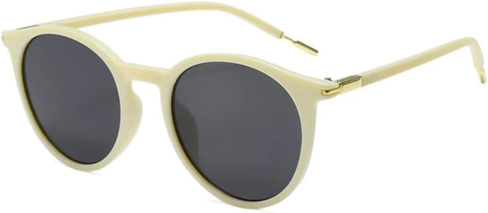 Солнцезащитные очки с защитой от УФ-излучения UV400 | Круглая большая оправа | Линзы конфетных цветов для занятий спортом на открытом воздухе и вождения DSVIGF, Rice White Gray
Солнцезащитные очки с защитой от УФ-излучения UV400 | Круглая большая оправа | Линзы конфетных цветов для занятий спортом на открытом воздухе и вождения DSVIGF, Rice White Gray