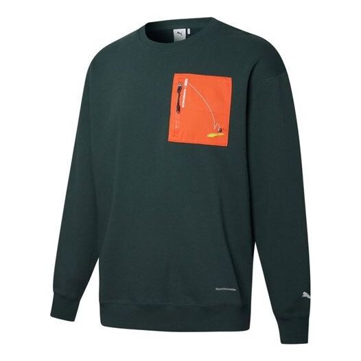Свитер x roaringwild pocket crew neck sweatshirt 'olive green orange' Puma, зеленый
Свитер x roaringwild pocket crew neck sweatshirt 'olive green orange' Puma, зеленый