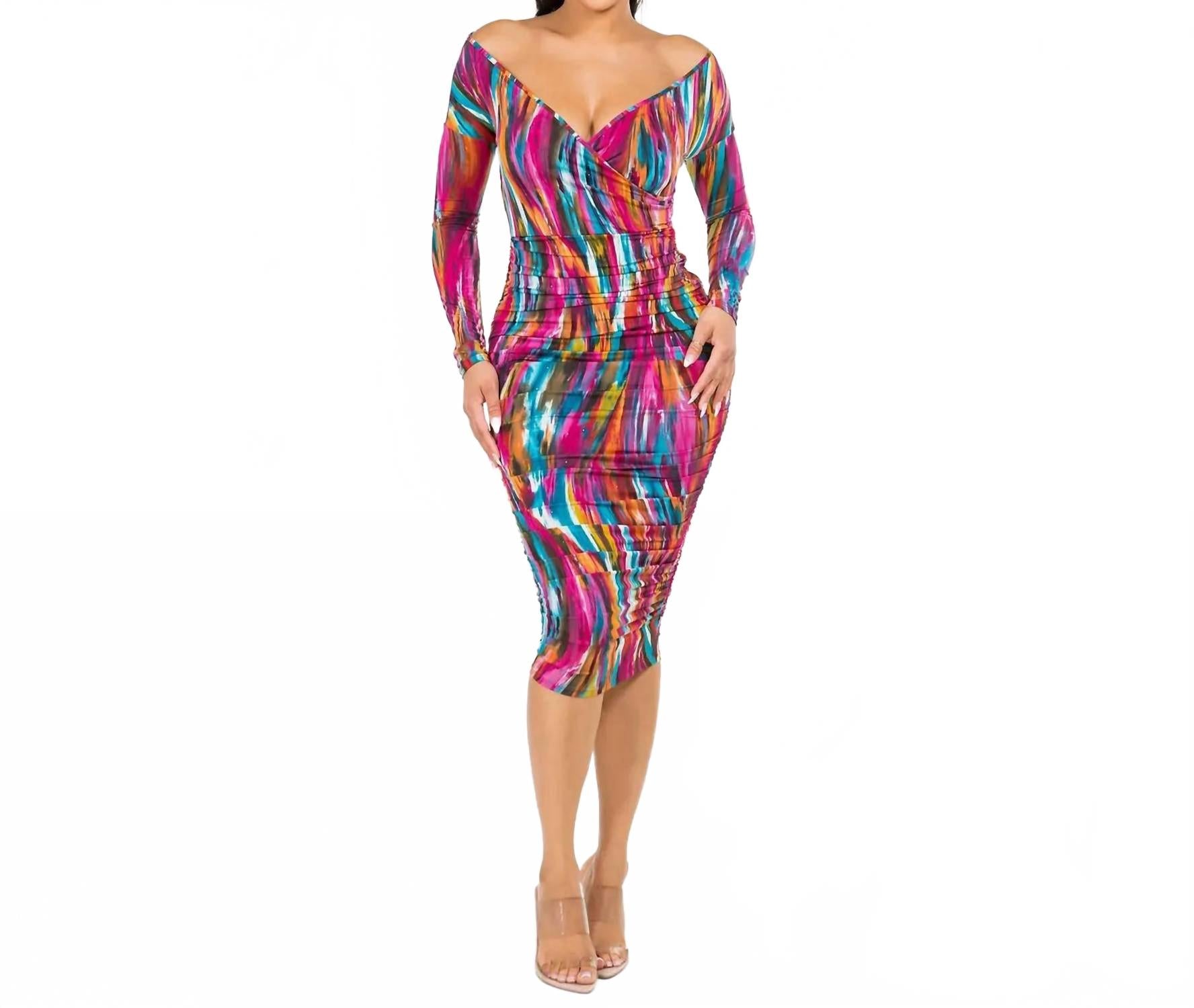 Платье миди с запахом и сборками в пурпурном цвете Let'S Go Uptown, пурпурный
Платье миди с запахом и сборками в пурпурном цвете Let'S Go Uptown, пурпурный