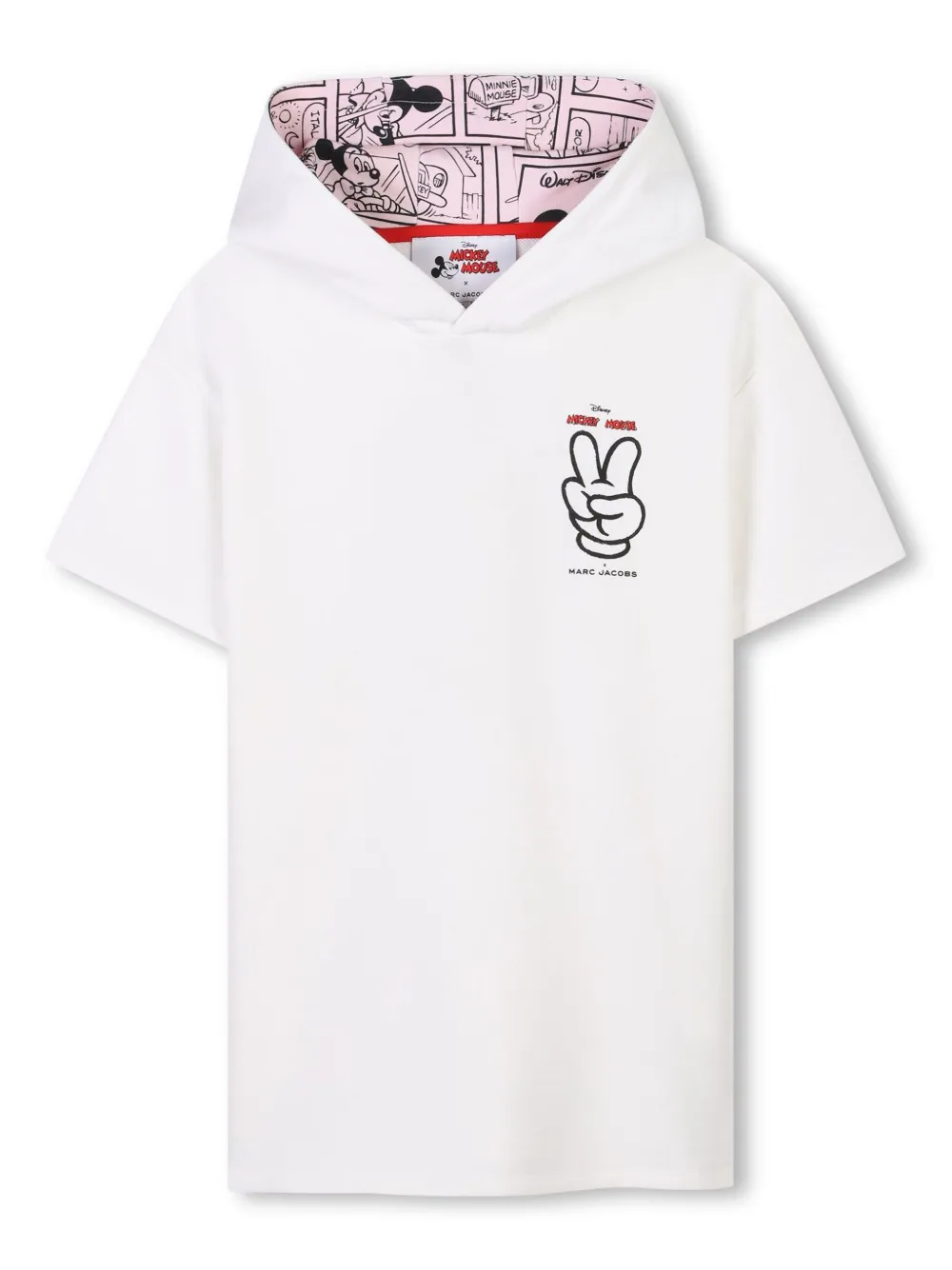 Платье с капюшоном из коллаборации с Disney Marc Jacobs Kids, белый
Платье с капюшоном из коллаборации с Disney Marc Jacobs Kids, белый