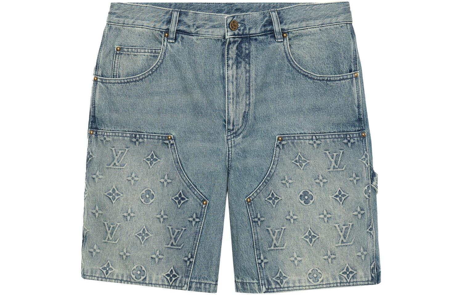 Джинсовые рабочие шорты LOUIS VUITTON, Сумка для покупок в комплекте
Джинсовые рабочие шорты LOUIS VUITTON, Сумка для покупок в комплекте