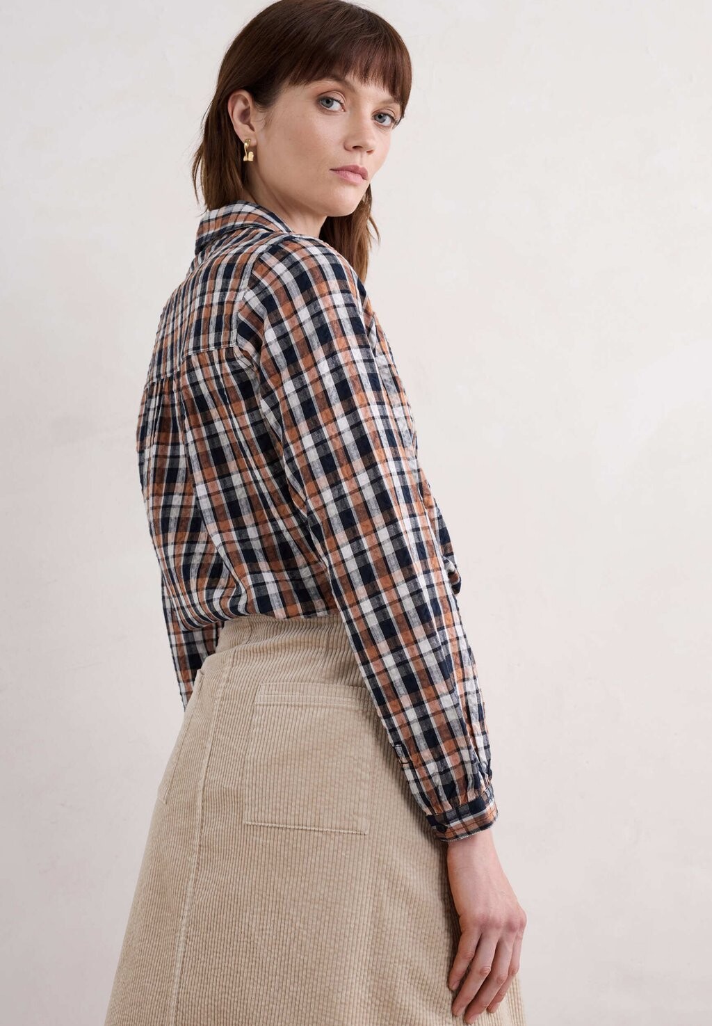 Блузка на пуговицах TIDE Seasalt Cornwall, коричневый
Блузка на пуговицах TIDE Seasalt Cornwall, коричневый