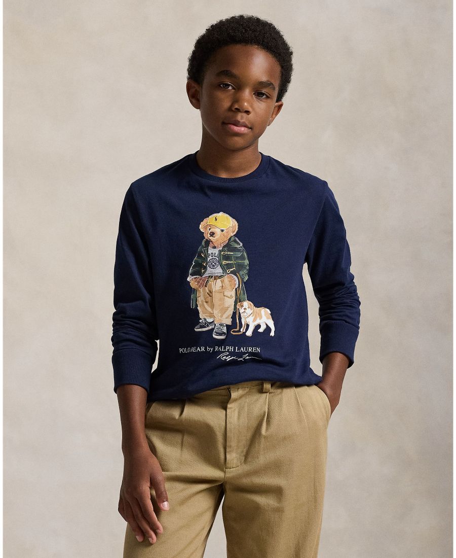 Футболка с длинным рукавом "Поло Медведь" для мальчиков Polo Ralph Lauren, Navy, Синий, Футболка с длинным рукавом "Поло Медведь" для мальчиков Polo Ralph Lauren, Navy
Футболка с длинным рукавом "Поло Медведь" для мальчиков Polo Ralph Lauren, Navy, Синий, Футболка с длинным рукавом "Поло Медведь" для мальчиков Polo Ralph Lauren, Navy