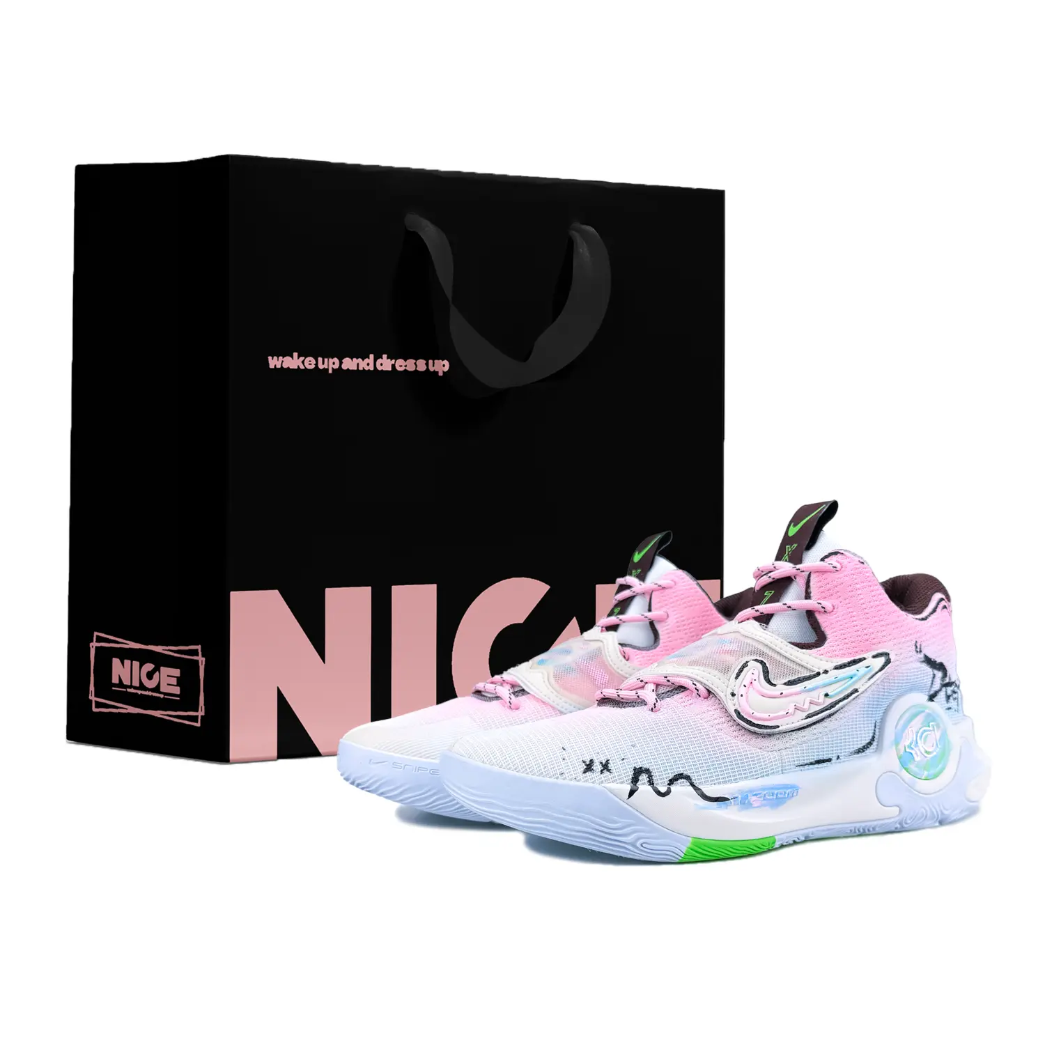 Nike Баскетбольные кроссовки KD Trey 5 X с низким верхом, устойчивые к истиранию, мужские, сине-розовые
Nike Баскетбольные кроссовки KD Trey 5 X с низким верхом, устойчивые к истиранию, мужские, сине-розовые