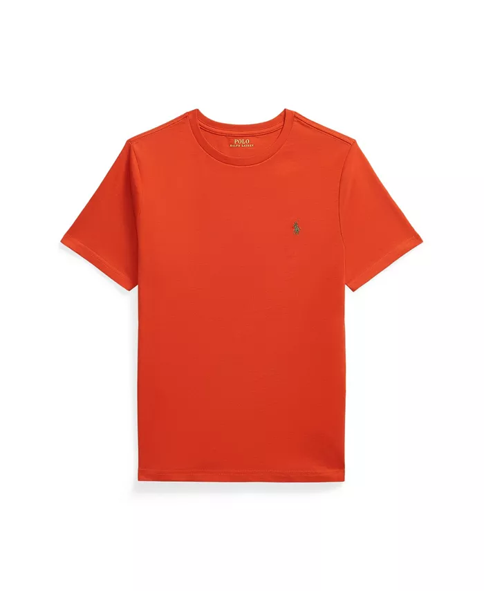 Футболка Big Boys Cotton Jersey с круглым вырезом Polo Ralph Lauren, оранжевый
Футболка Big Boys Cotton Jersey с круглым вырезом Polo Ralph Lauren, оранжевый