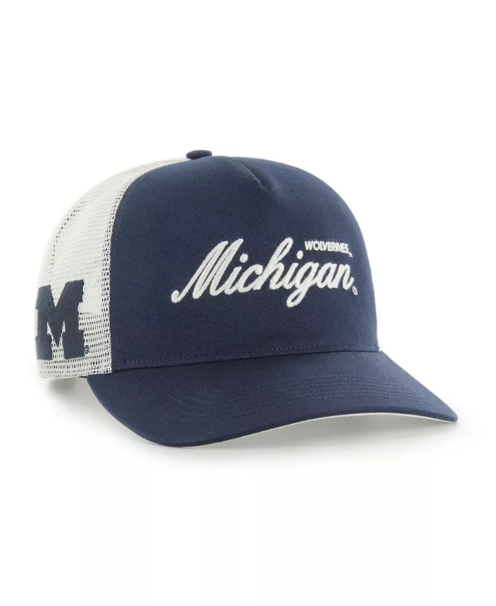Мужская и женская темно-синяя кепка Michigan Wolverines Contemporary Basics Foundation Trucker Hitch Adjustable '47 Brand
Мужская и женская темно-синяя кепка Michigan Wolverines Contemporary Basics Foundation Trucker Hitch Adjustable '47 Brand