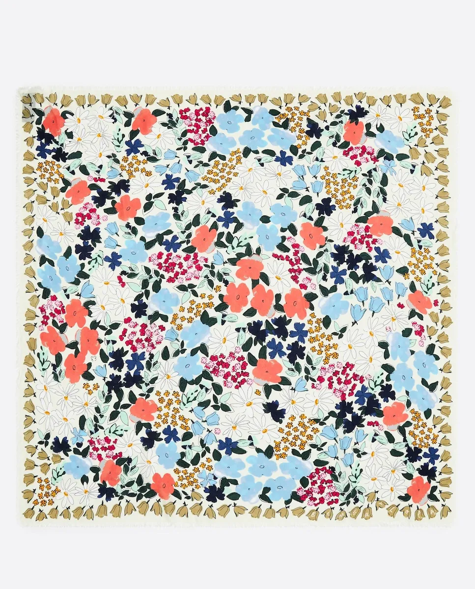 Женский шарф для сада с цветочным принтом Bimba y Lola, белый
Женский шарф для сада с цветочным принтом Bimba y Lola, белый