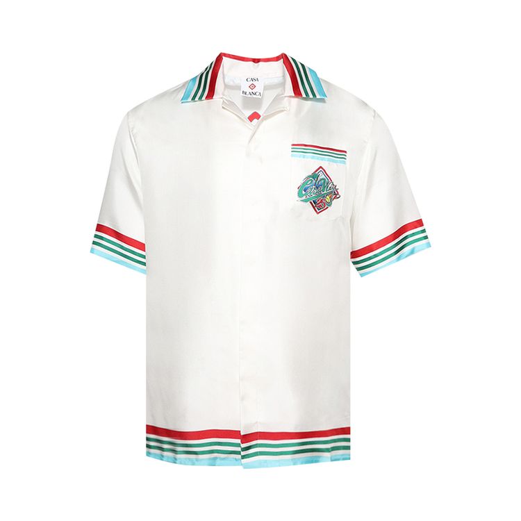 Рубашка Casablanca Casa Way World Series Short-Sleeve Silk Shirt 'White', белый
Рубашка Casablanca Casa Way World Series Short-Sleeve Silk Shirt 'White', белый