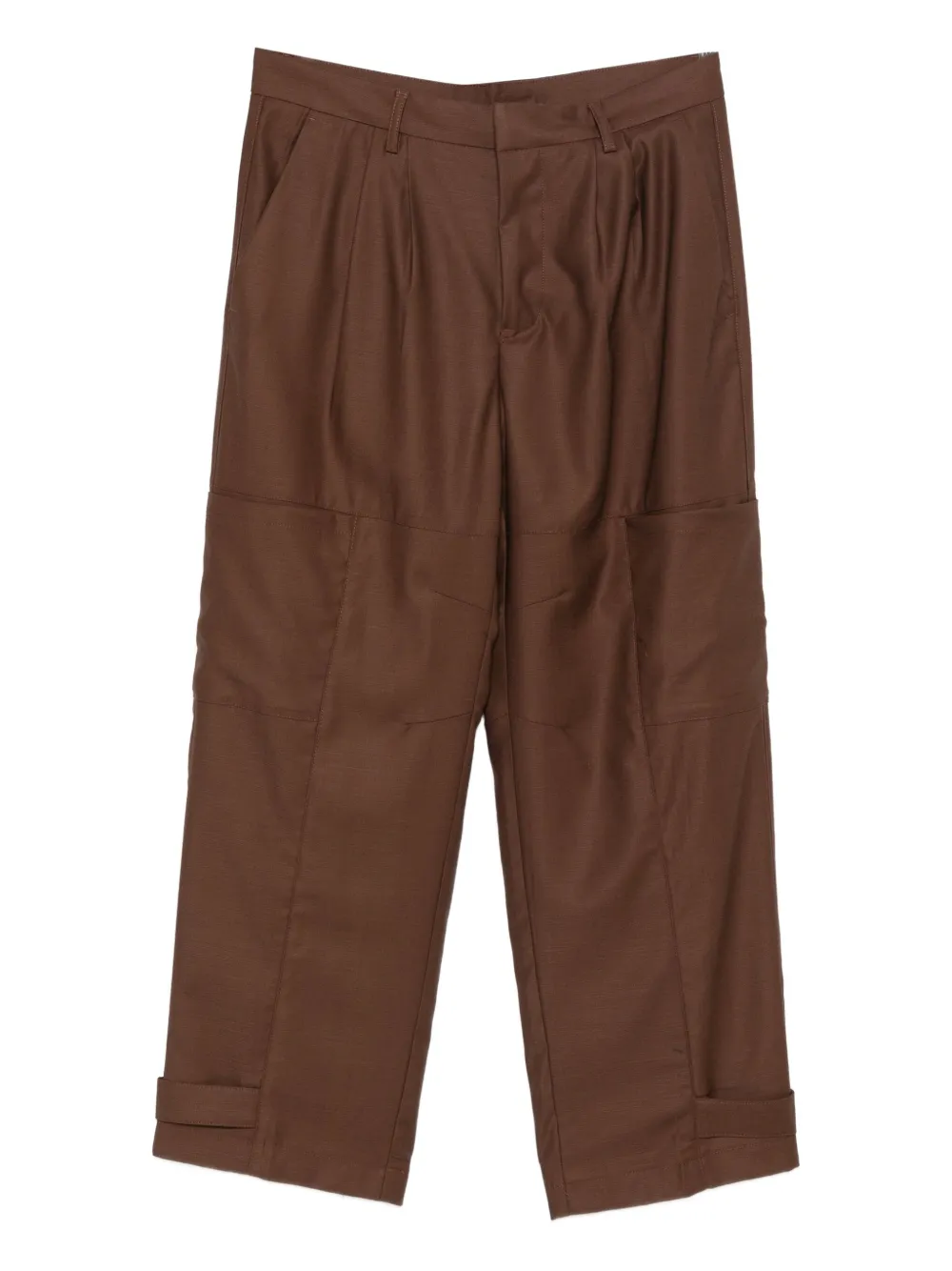 Брюки с контрастными вставками Costumein, коричневый
Брюки с контрастными вставками Costumein, коричневый