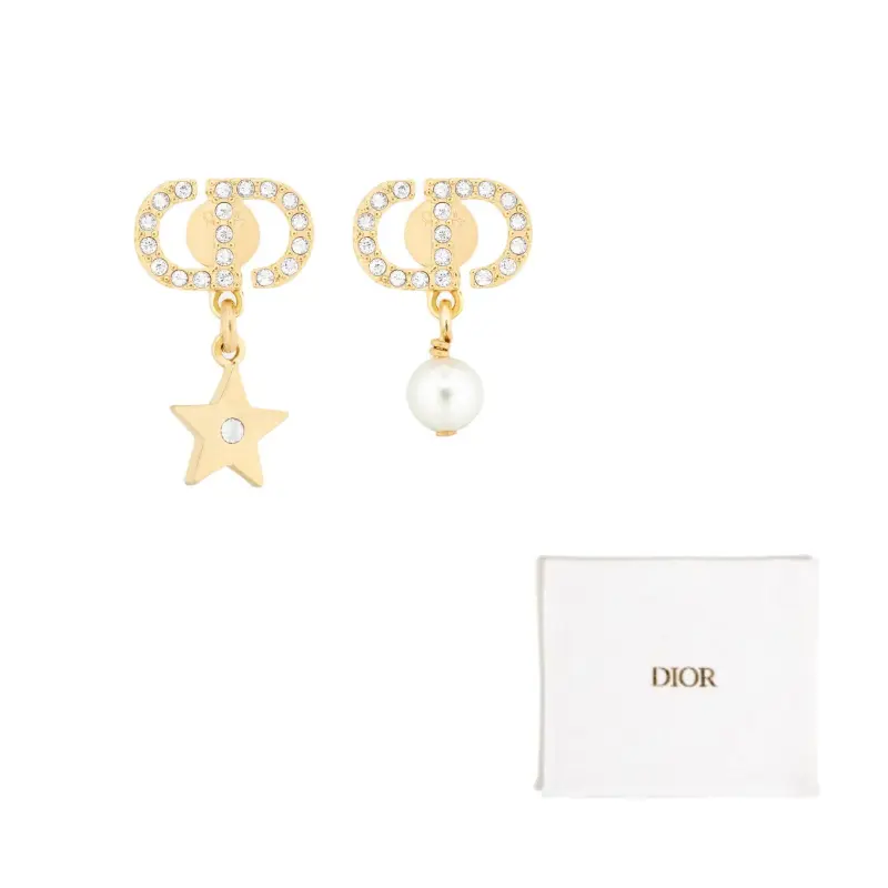 Dior Серьги из смолы, женские, золотые
Dior Серьги из смолы, женские, золотые