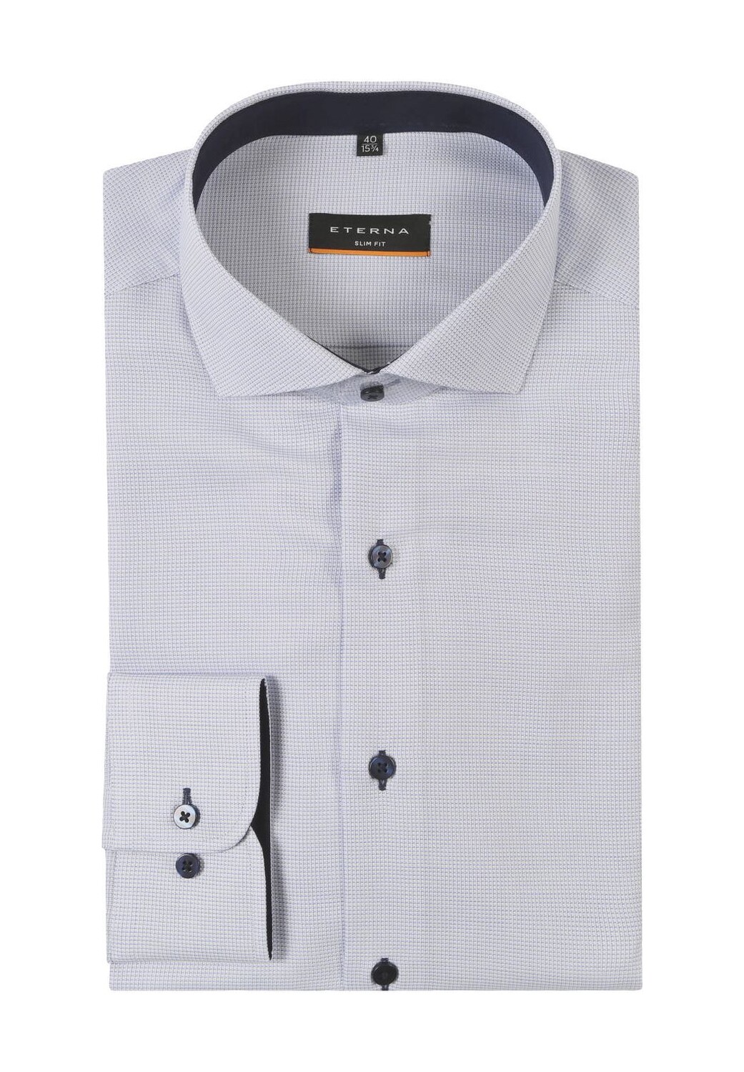 Рубашка с длинным рукавом, воротником акулы, приталенного кроя, однотонная, мужская ETERNA, цвет Himmelblau
Рубашка с длинным рукавом, воротником акулы, приталенного кроя, однотонная, мужская ETERNA, цвет Himmelblau