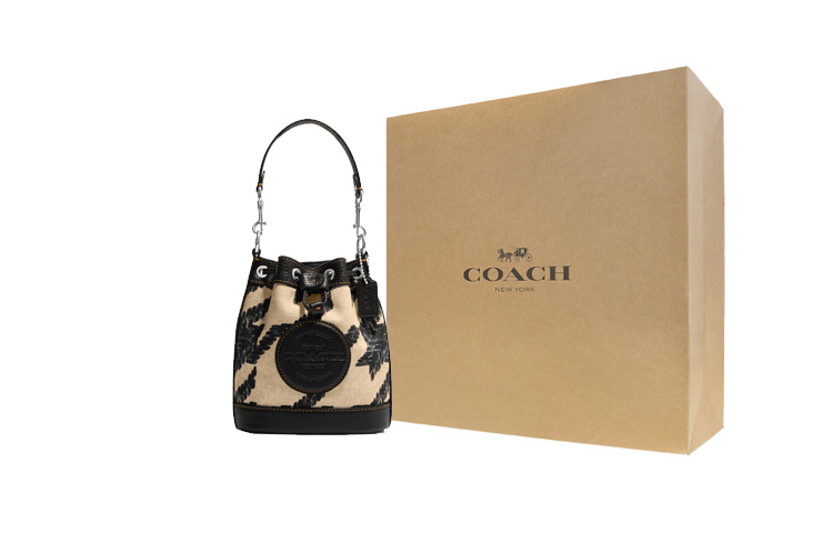 COACH Кожаная сумка-ведро Демпси
COACH Кожаная сумка-ведро Демпси