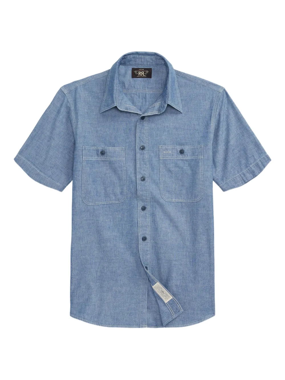 Рубашка из ткани шамбре Ralph Lauren RRL, синий
Рубашка из ткани шамбре Ralph Lauren RRL, синий