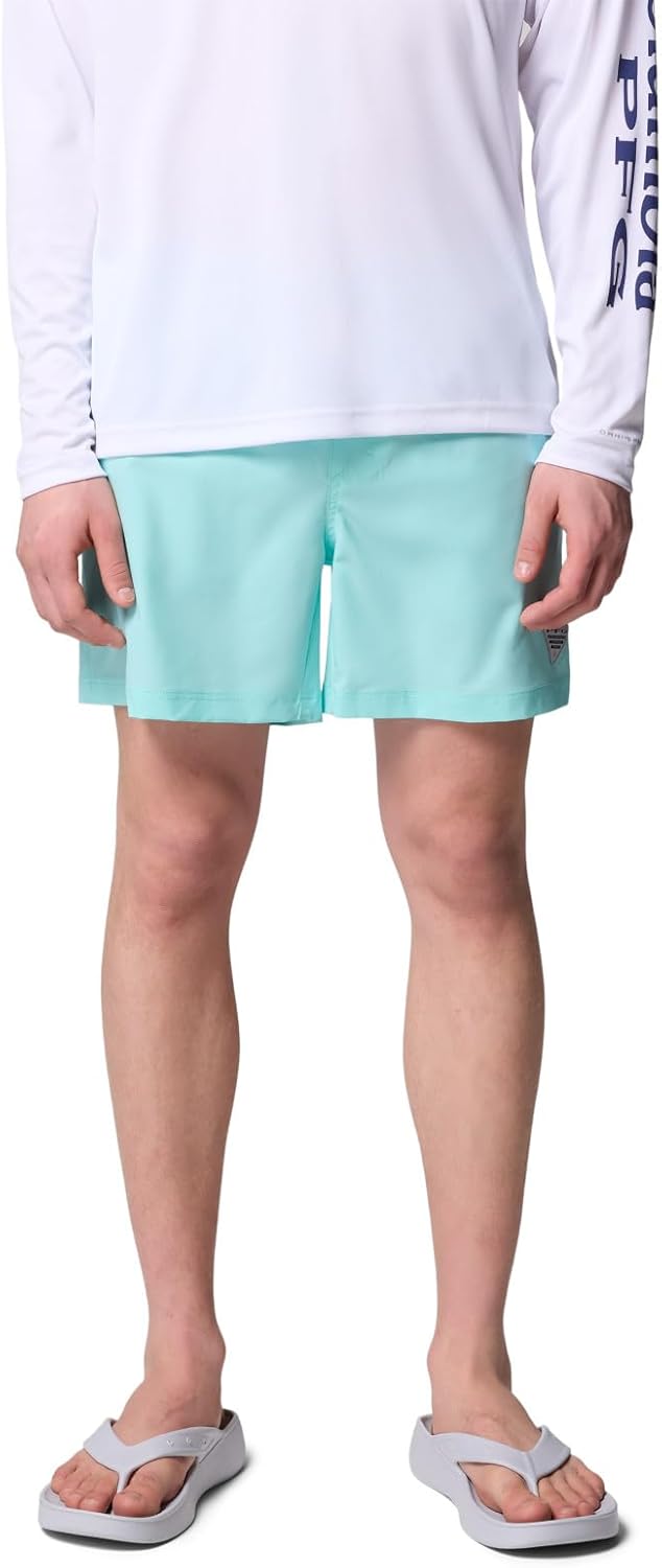 Columbia мужские шорты PFG Rambler Lined, Gulf Stream/Shark
Columbia мужские шорты PFG Rambler Lined, Gulf Stream/Shark