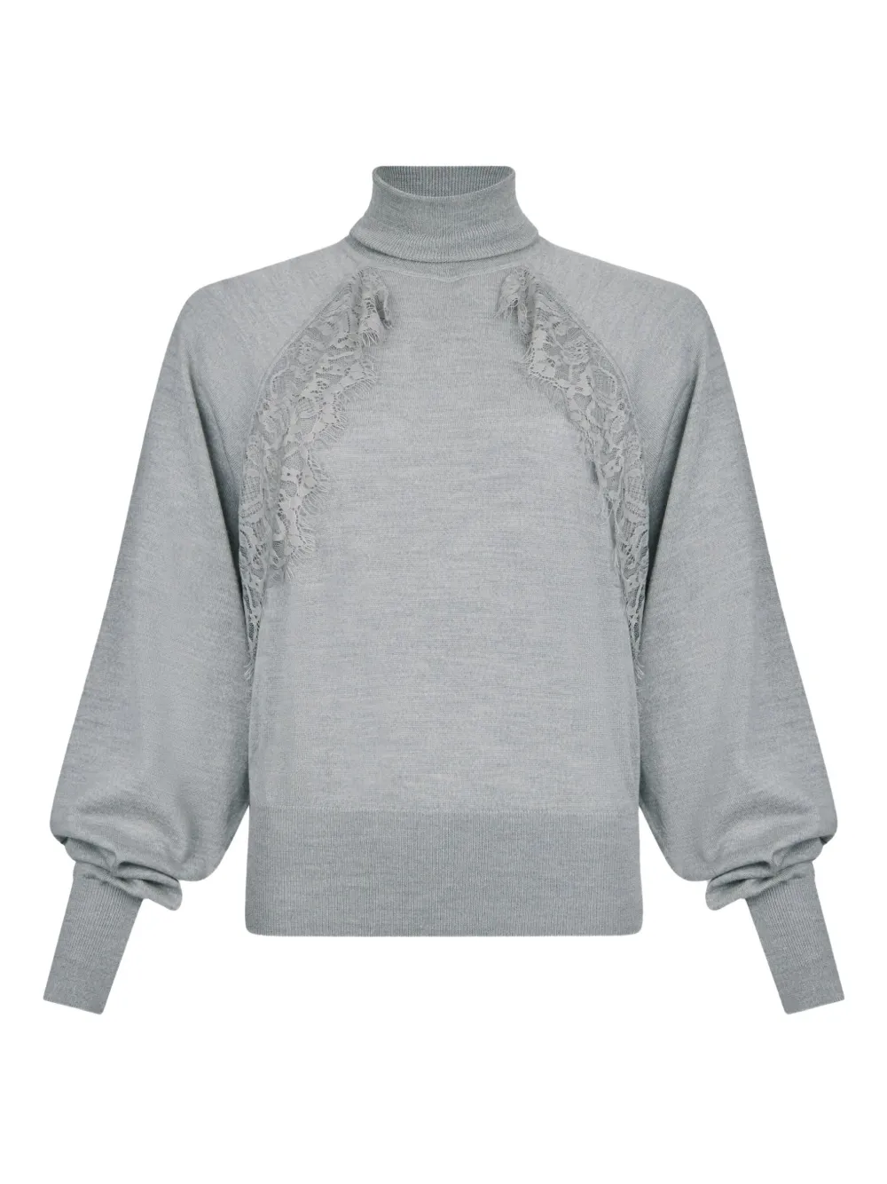 Свитер с рукавами-буфами и кружевными вставками LIU JO, серый
Свитер с рукавами-буфами и кружевными вставками LIU JO, серый