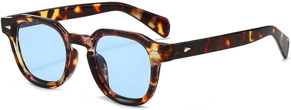 Солнцезащитные очки UV400 с защитой от УФ-излучения, цвет «конфетный», с заклепками и леопардовым принтом, для женщин и мужчин, для бега и активного отдыха UYPTK, Leopard Blue
Солнцезащитные очки UV400 с защитой от УФ-излучения, цвет «конфетный», с заклепками и леопардовым принтом, для женщин и мужчин, для бега и активного отдыха UYPTK, Leopard Blue