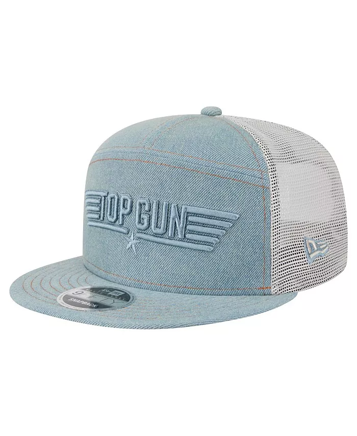 Мужская джинсовая бейсболка Top Gun Denim 9FIFTY с кнопкой New Era
Мужская джинсовая бейсболка Top Gun Denim 9FIFTY с кнопкой New Era