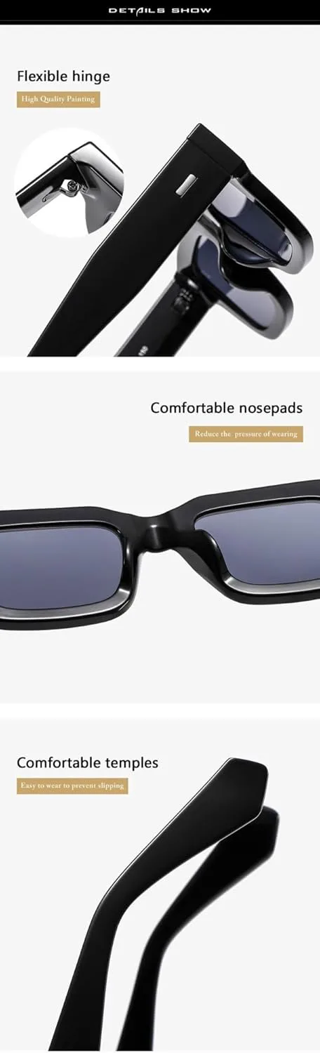 Мужские солнцезащитные очки в квадратной маленькой оправе, для активного отдыха и вождения на открытом воздухе, женские солнцезащитные очки для отпуска Generic, Clear
Мужские солнцезащитные очки в квадратной маленькой оправе, для активного отдыха и вождения на открытом воздухе, женские солнцезащитные очки для отпуска Generic, Clear