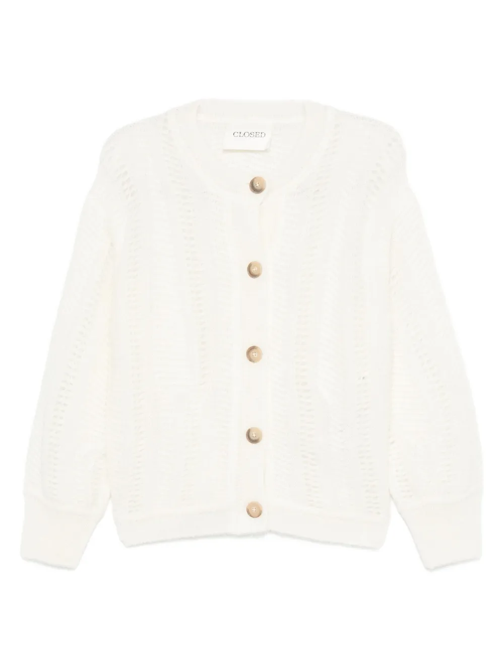 Кардиган с круглым вырезом Closed, нейтральный
Кардиган с круглым вырезом Closed, нейтральный
