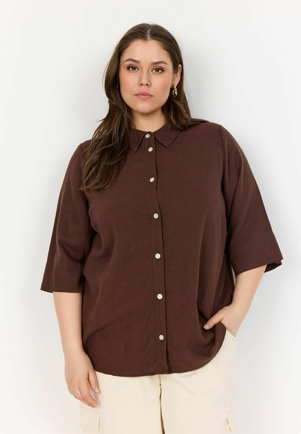 Блузка на пуговицах WA-CORINNA 15 Wasabi Concept, коричневый
Блузка на пуговицах WA-CORINNA 15 Wasabi Concept, коричневый