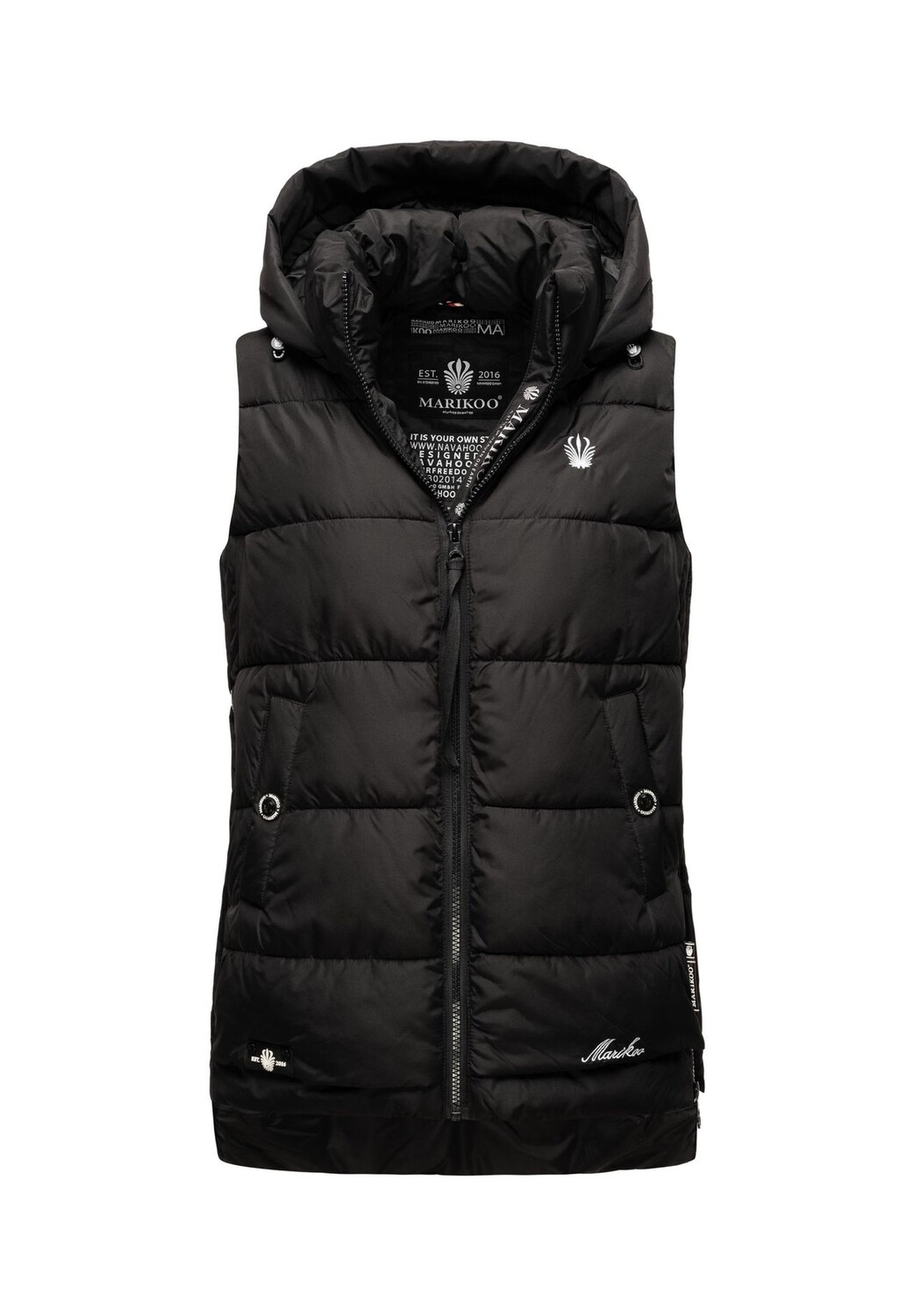 Стеганый жилет Заринаа MARIKOO, черный
Стеганый жилет Заринаа MARIKOO, черный