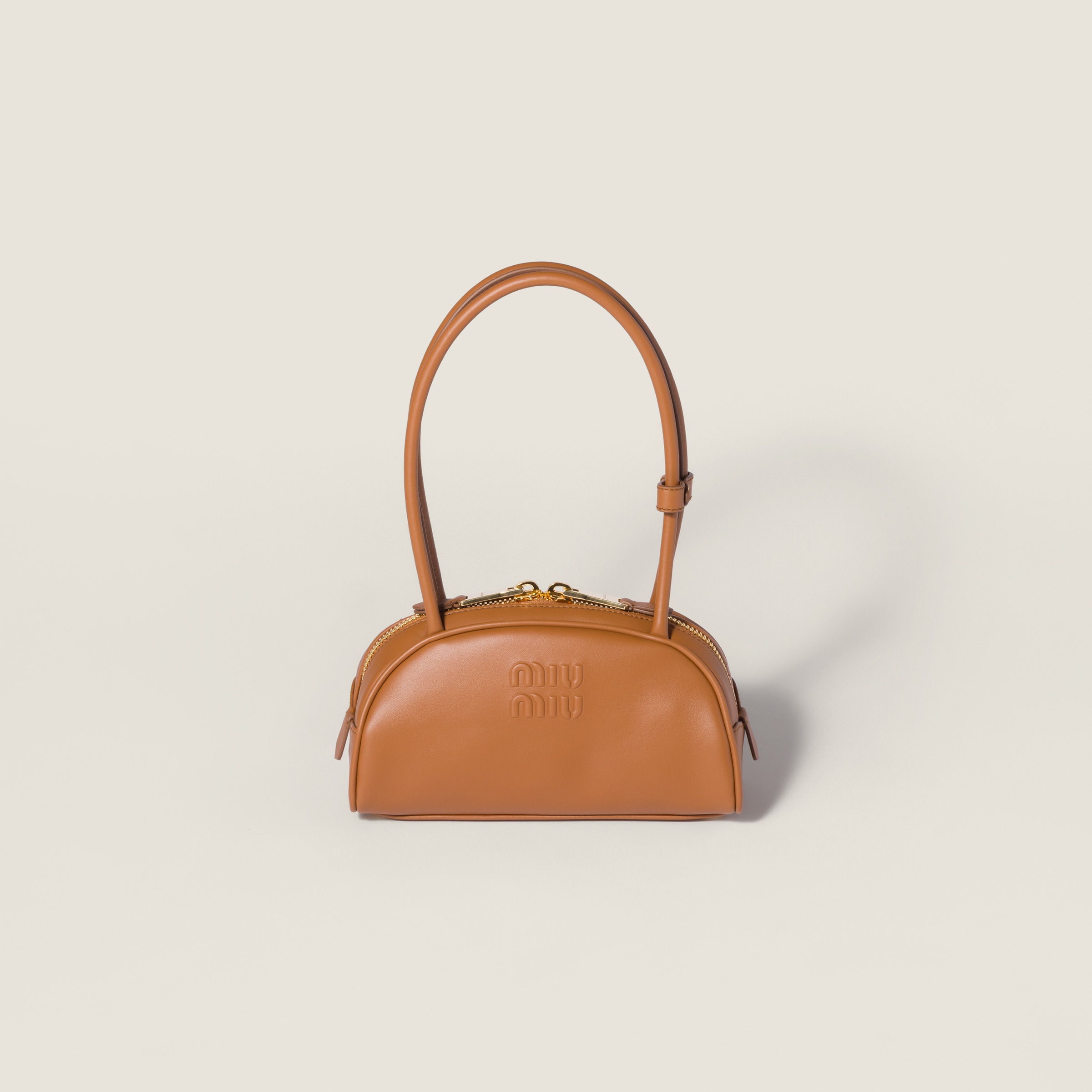 Сумка Beau из кожи MIU MIU, коричневый
Сумка Beau из кожи MIU MIU, коричневый