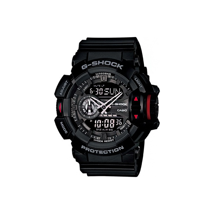 CASIO Часы Men G-SHOCK Black Watch GA-400-1B, Black Dial 
CASIO Часы Men G-SHOCK Black Watch GA-400-1B, Black Dial