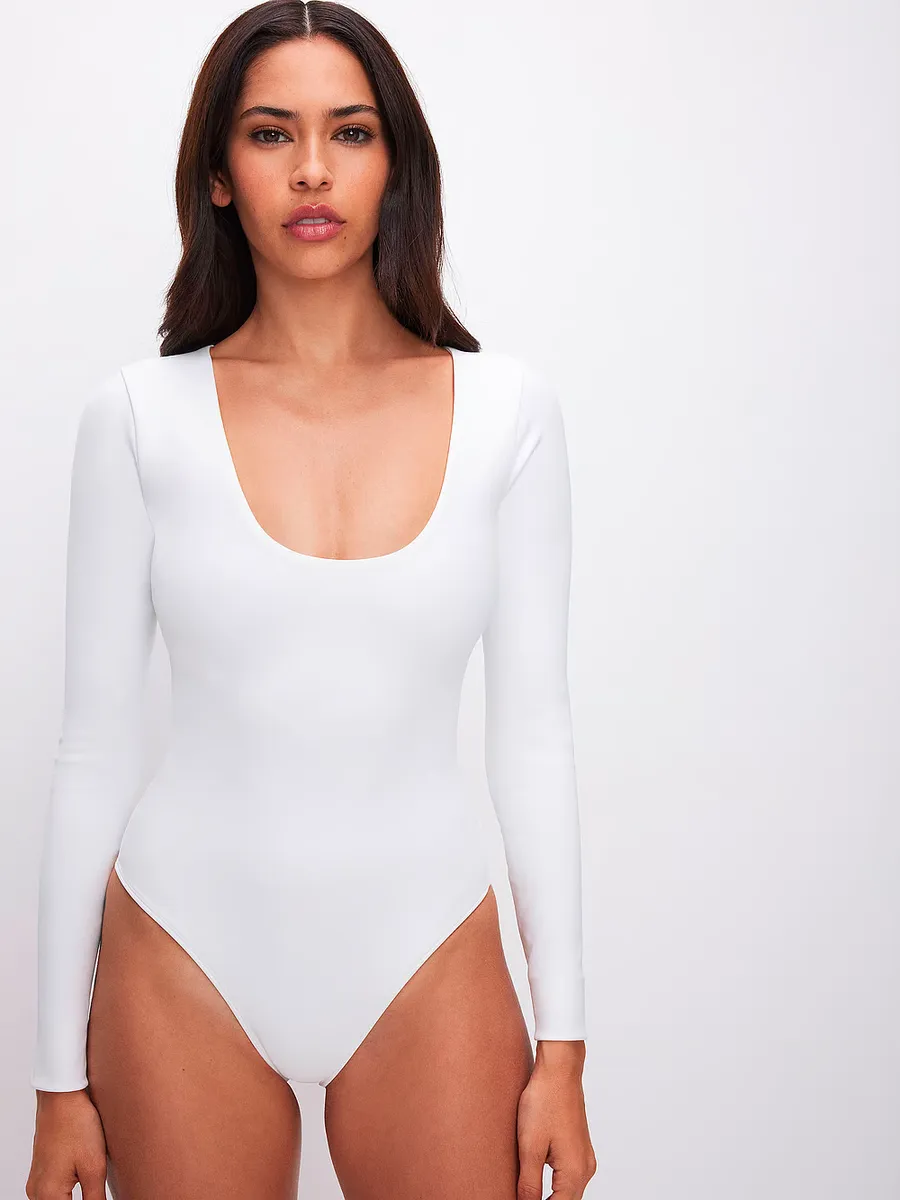 Боди с длинными рукавами Scuba Good American, белый
Боди с длинными рукавами Scuba Good American, белый